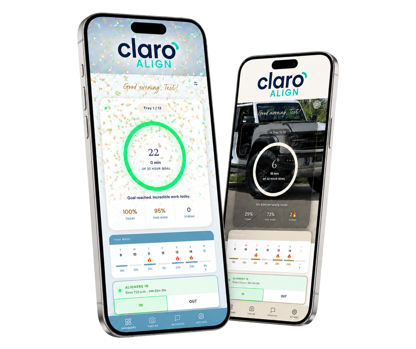 Claro Align patient app preview